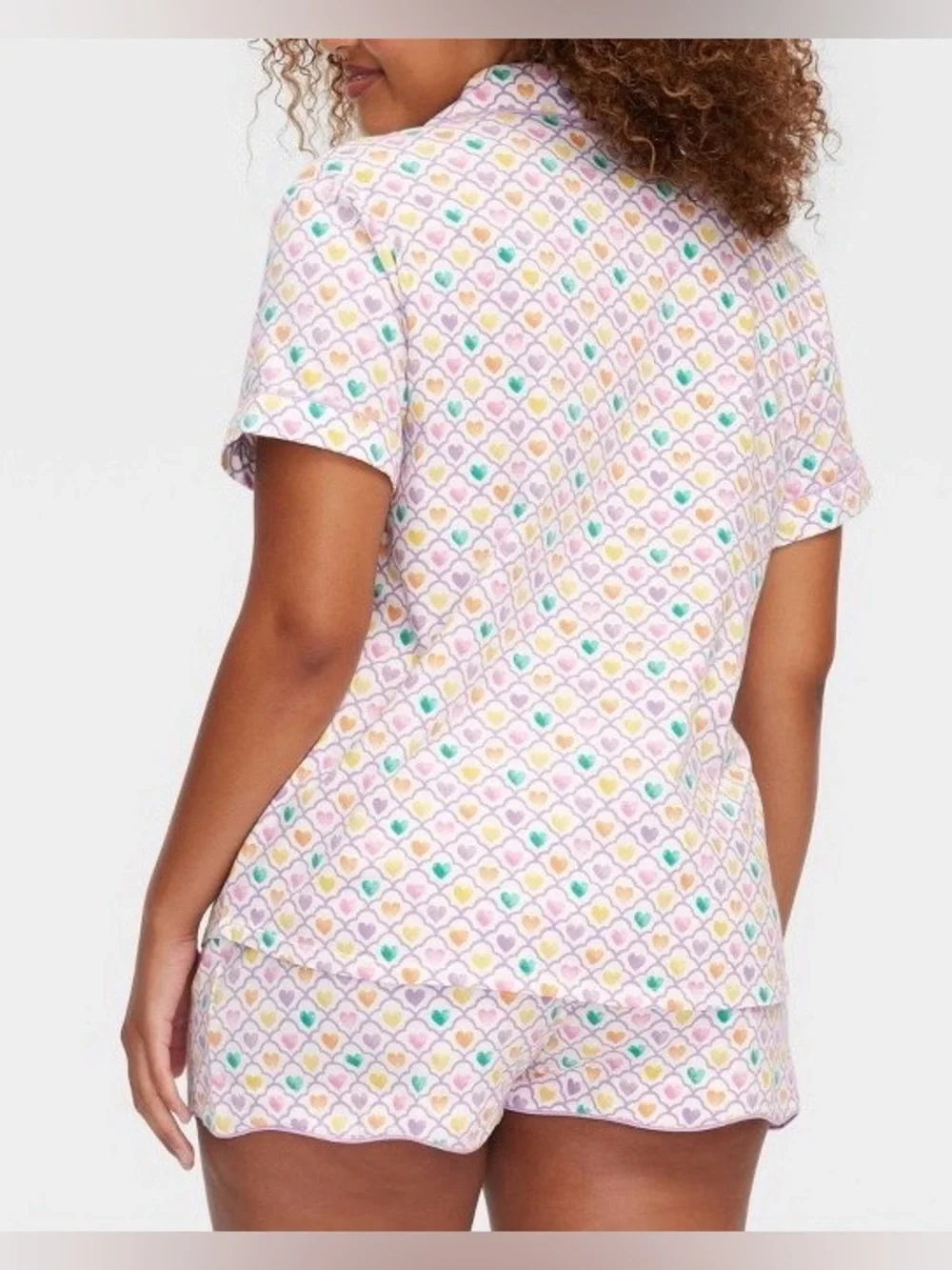 Roller Rabbit X Target Geo Hearts Short Pajama Set NWT - Picture 2 of 16